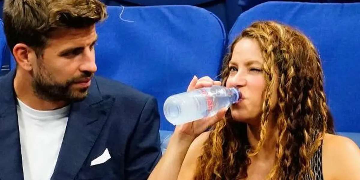 Piqué y Shakira. Imagen tomada de Los Andes