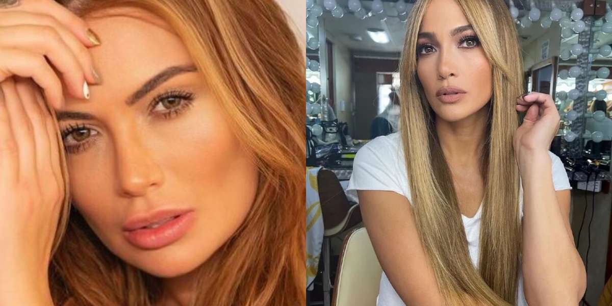 Sara Uribe y JLo. Imagen tomada de Diario Tiempo.