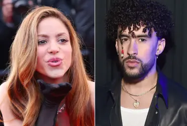 Shakira y Bad Bunny. Imagen tomada de QUIEN