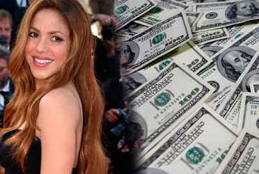 Shakira y dinero. Imagen tomada de LaRepublica.pe