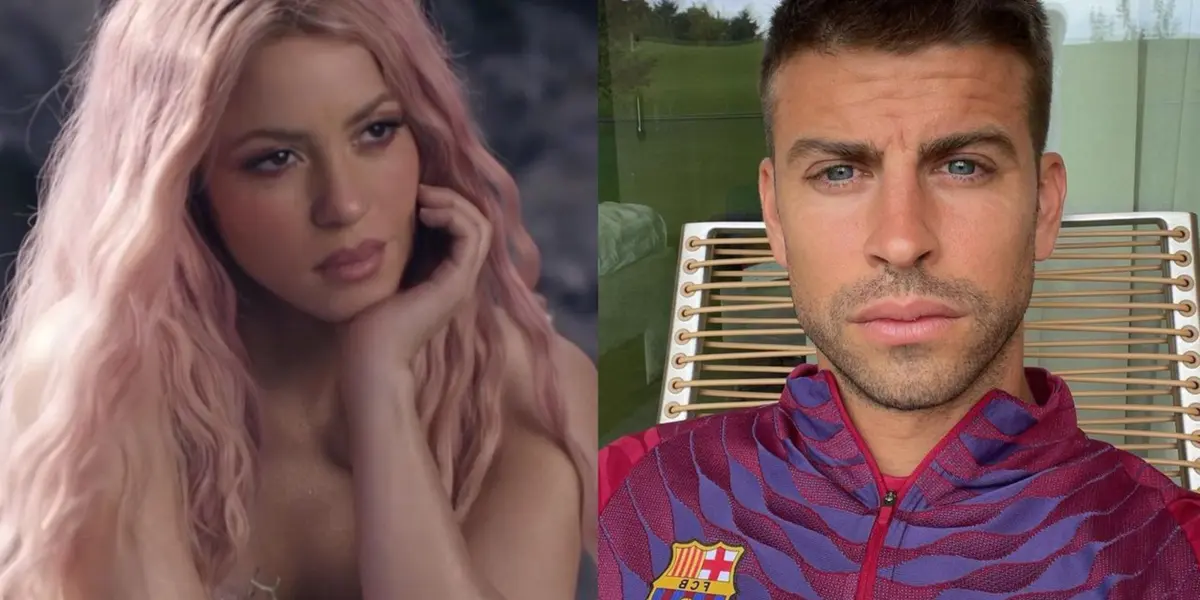 Shakira y Piqué. Imagen tomada de Semana