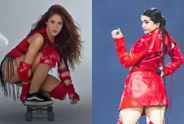 Shakira y Rosalia. Imagen tomada de LOS40