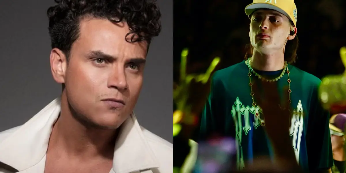 Silvestre Dandgond y Peso Pluma. IMagen tomada de GQ México