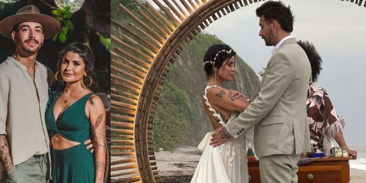 Unas hermosas playas fueron el lugar elegido por la cantante y su novio para dar el sí