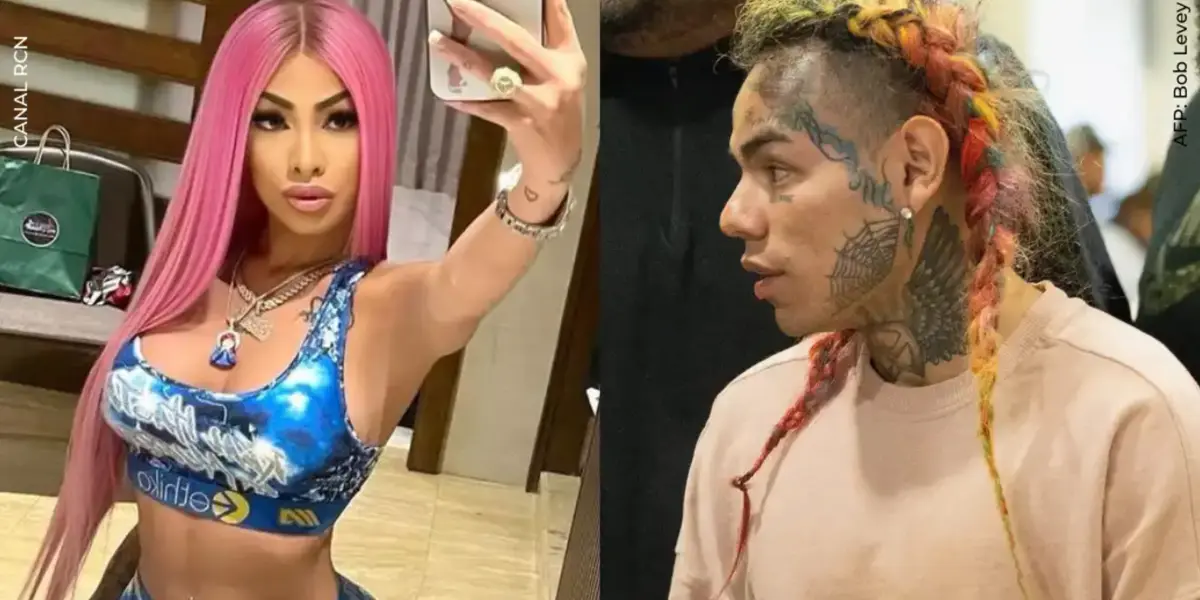 Yailín y Tekashi. Imagen tomada de Canal RCN