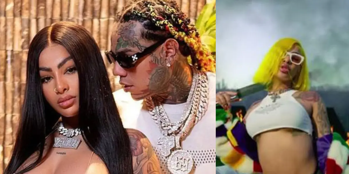 Yailín y Tekashi. Imagen tomada de Canal RCN